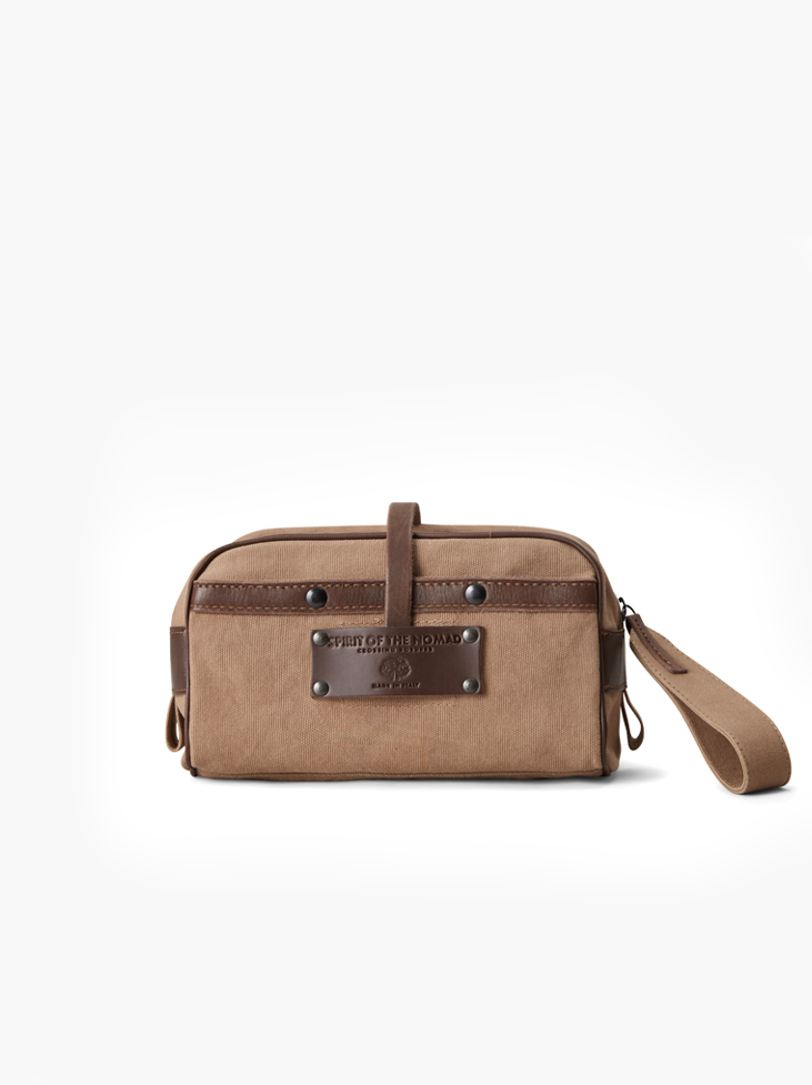 Nomad Toiletry Bag - Khaki in the group ACCESSORIES / Bags at Spirit of the Nomad International AB (1400001)
