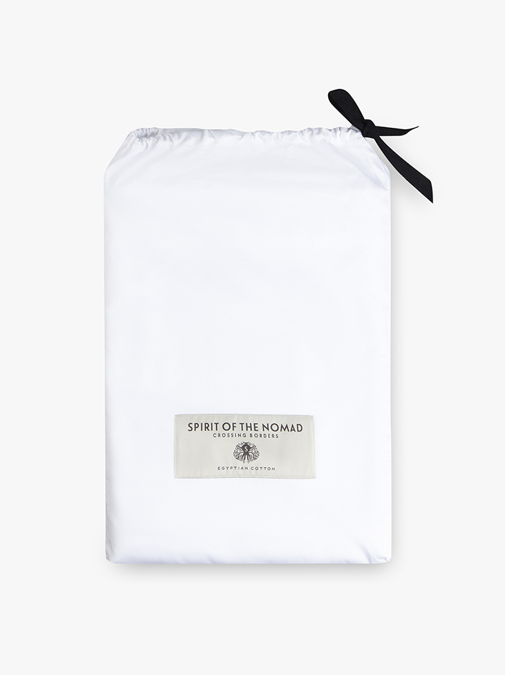 SPIRIT FLAT SHEET - Pure White in the group Bedroom / FLAT SHEET  at Spirit of the Nomad International AB (3000a)