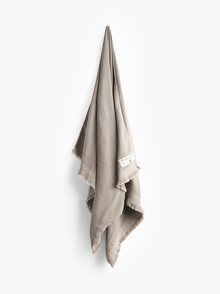  BEACH TOWEL - Desert Beige 100x175 cm in the group BATHROOM / POOL/BEACH TOWEL at Spirit of the Nomad International AB (400055)