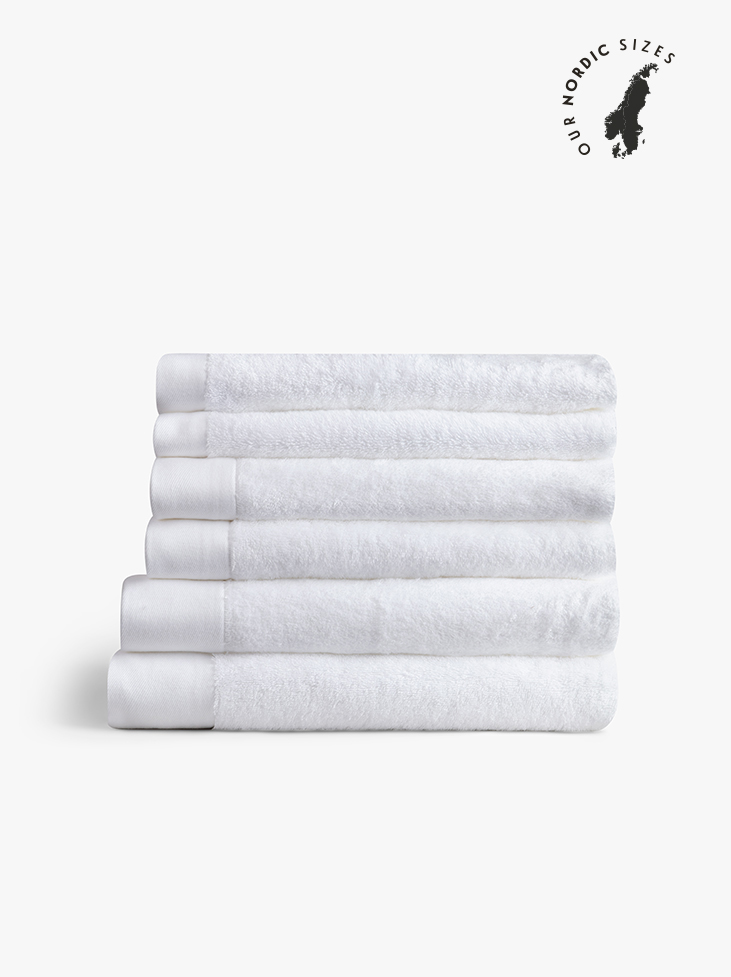 SPIRIT TOWEL SET SMALL - Polar White, Nordic in the group BATHROOM / TOWEL SETS/NORDIC at Spirit of the Nomad International AB (410001)