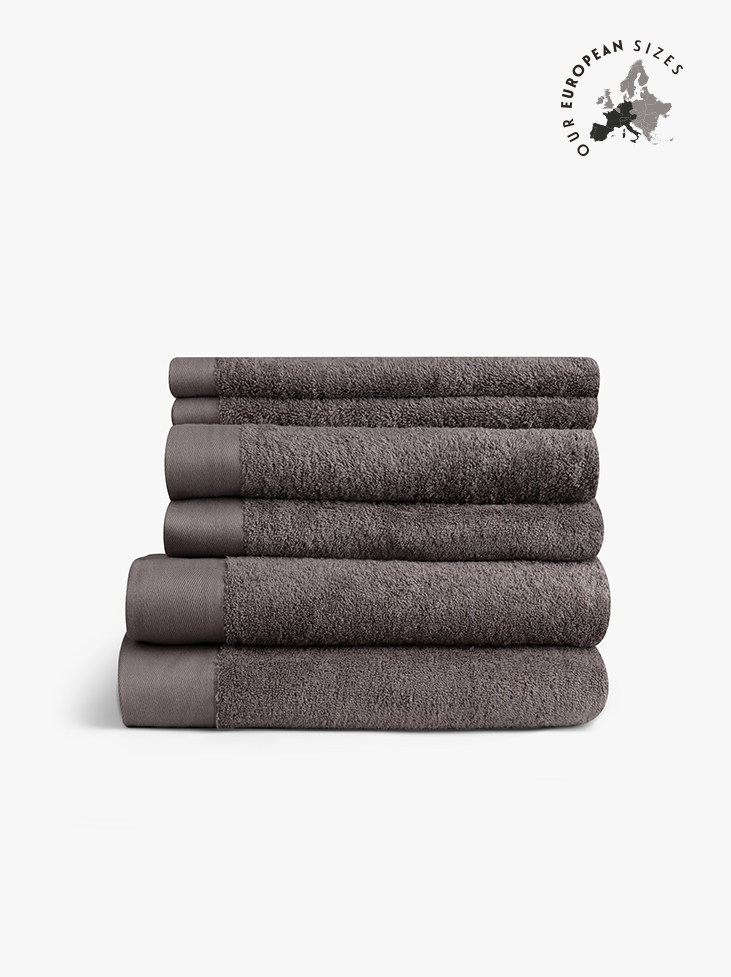 SPIRIT TOWEL SET SMALL - Misty Grey, Europe in the group BATHROOM / TOWEL SETS/EUROPE at Spirit of the Nomad International AB (410013)