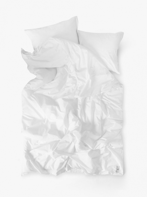 SPIRIT DUVET COVER PERCALE - Pure White