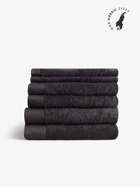 SPIRIT TOWEL SET SMALL - Lava Grey, Nordic