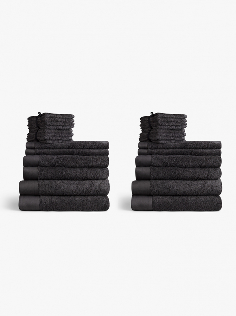 SPIRIT TOWEL SET LARGE - Lava Grey, Nordic