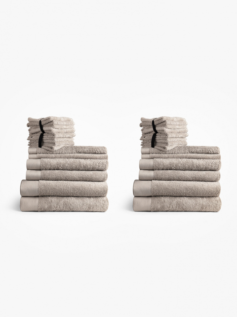 SPIRIT TOWEL SET LARGE - Desert Beige Europe
