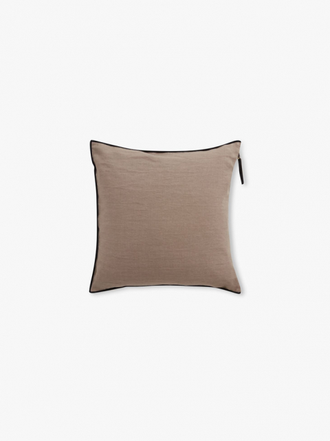 CUSHION COVER  WASHED LINEN - Ash Brown