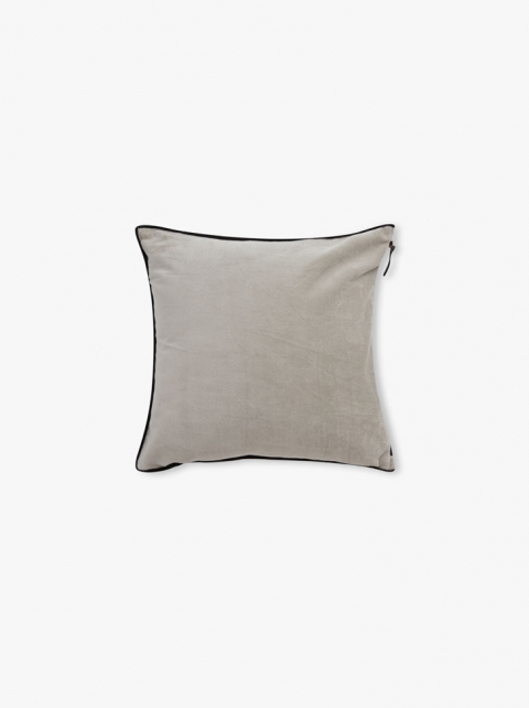 CUSHION COVER VELVET -  Stone Greige