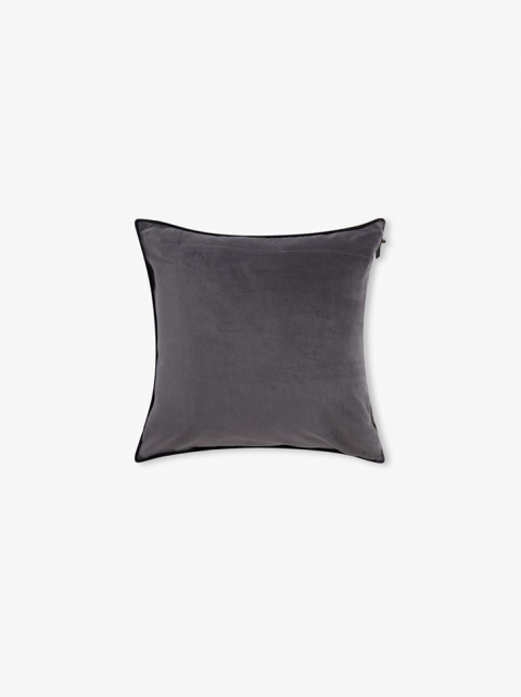 CUSHION COVER VELVET -  Lava Grey