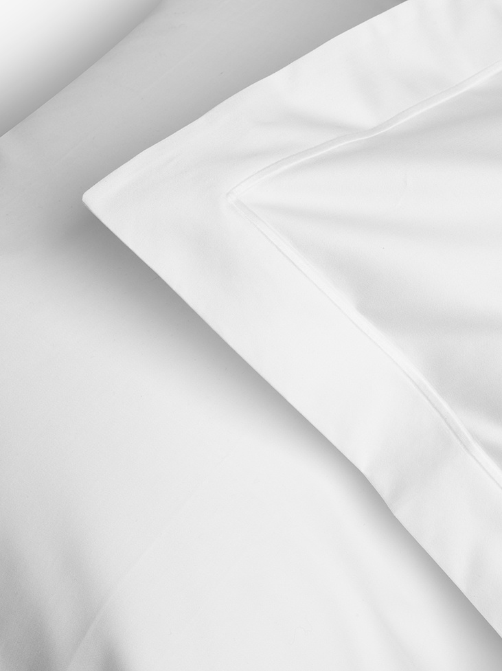 SPIRIT PILLOWCASE WITH EMBROIDERY 2-PACK - Pure White 