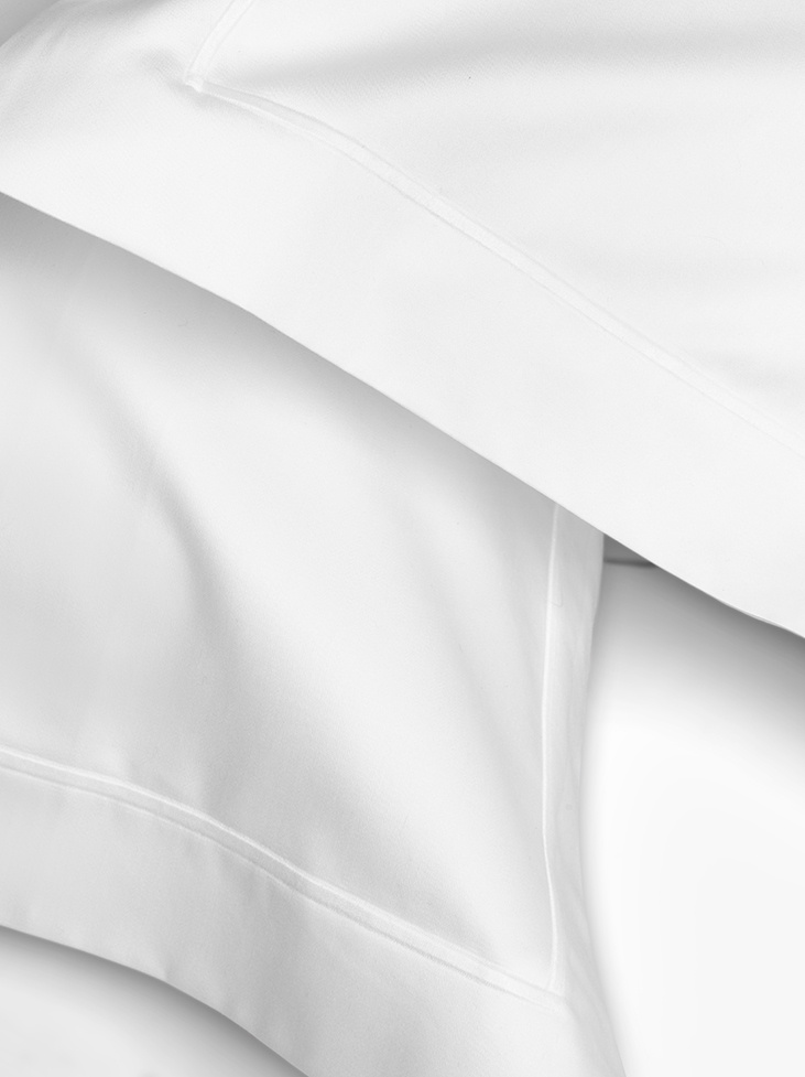 SPIRIT PILLOWCASE WITH EMBROIDERY 2-PACK - Pure White 