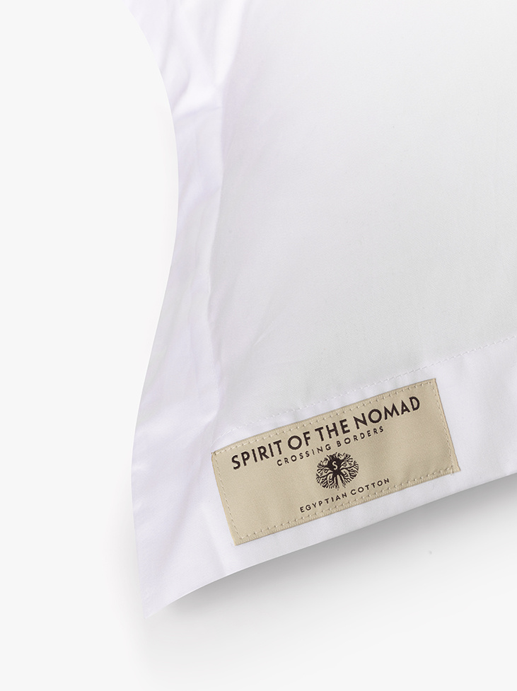 Spirit of the Nomad pillowcase Pure White