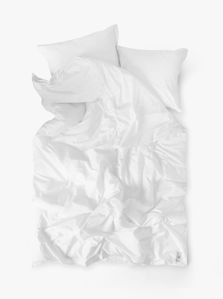 SPIRIT FLAT SHEET PERCALE - Pure White