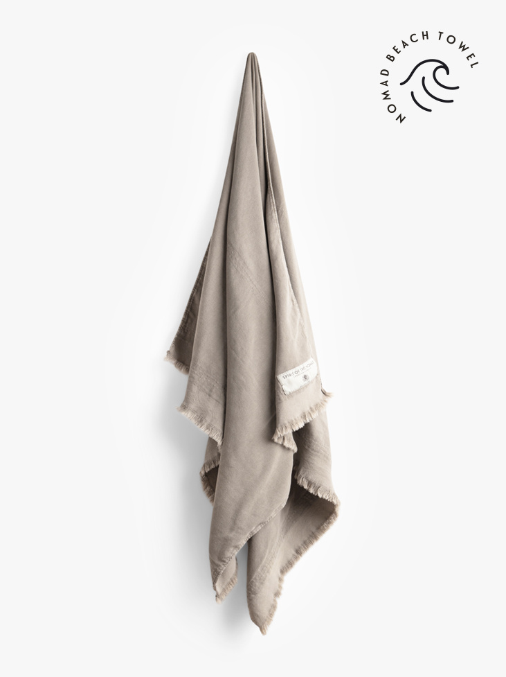  BEACH TOWEL - Desert Beige 100x176 cm