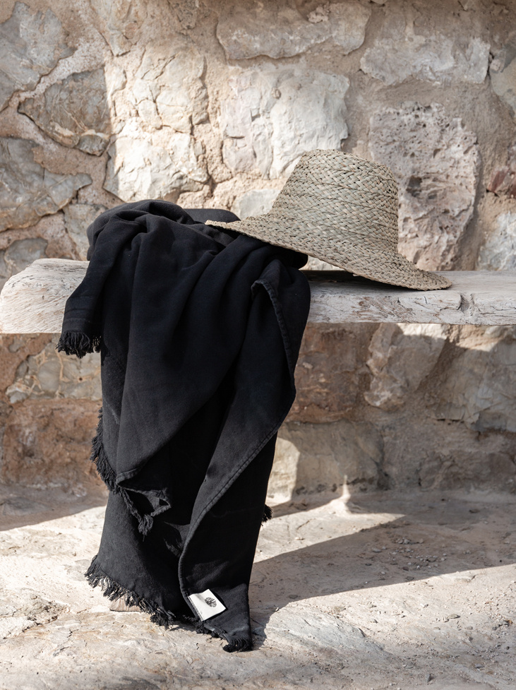 BEACH TOWEL - Lava Grey 100x176 cm