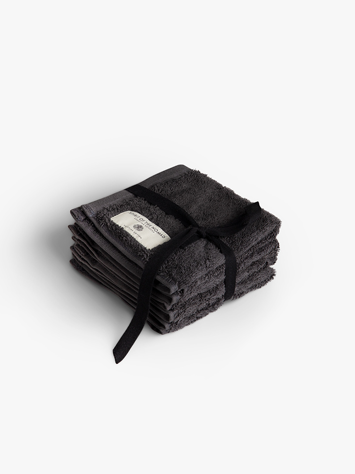 SPIRIT TOWEL SET LARGE - Lava Grey, Nordic