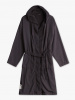 Spirit of the Nomad Bathrobe with hoodie Onyx Black Spirit of the Nomad Bathrobe with hoodie Onyx Black
