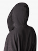 Spirit of the Nomad Bathrobe with hoodie Onyx Black