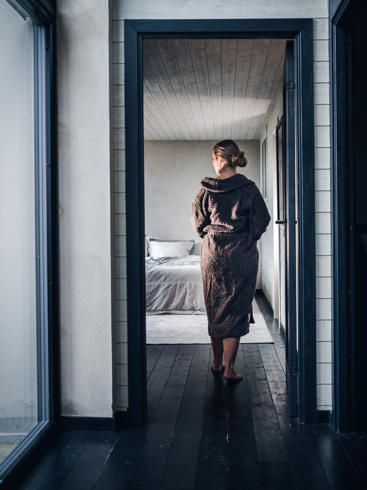 SPIRIT BATHROBE - Misty Grey