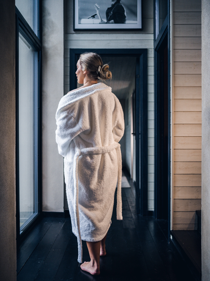SPIRIT BATHROBE - Polar White