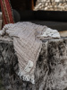 LINEN THROW - Desert Beige/Off White LINEN THROW - Desert Beige/Off White