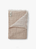 LINEN THROW - Desert Beige/Off White LINEN THROW - Desert Beige/Off White