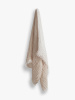 LINEN THROW - Desert Beige/Off White LINEN THROW - Desert Beige/Off White