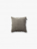 CUSHION COVER VELVET & LINEN - - Stone Greige CUSHION COVER VELVET & LINEN - - Stone Greige