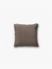 CUSHION COVER VELVET & LINEN - Ash Brown CUSHION COVER VELVET & LINEN - Ash Brown
