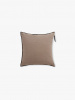 CUSHION COVER  WASHED LINEN - Ash Brown