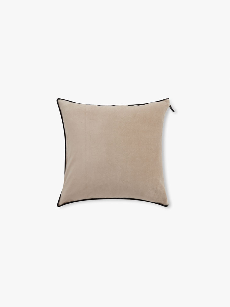 CUSHION COVER VELVET -  Desert Beige