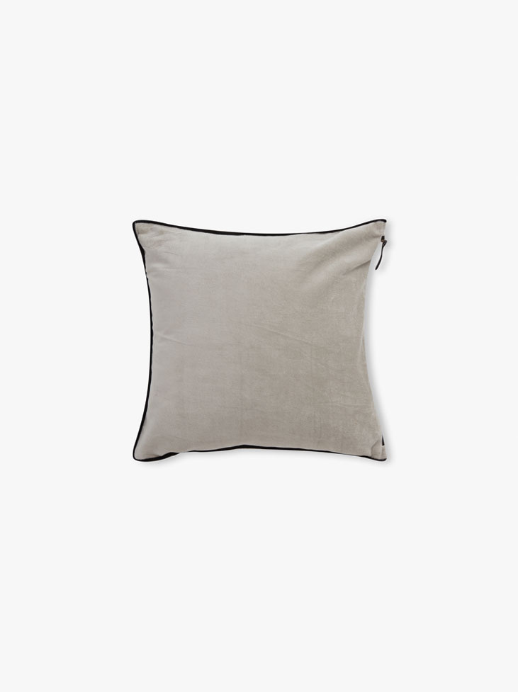 CUSHION COVER VELVET -  Stone Greige